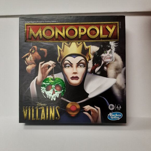 Disney Other - Disney Villains Monopoly Board Game 630509971176